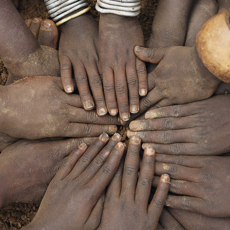 Hands Stacked on Each Other